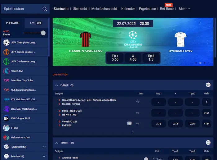 Monro Casino sports