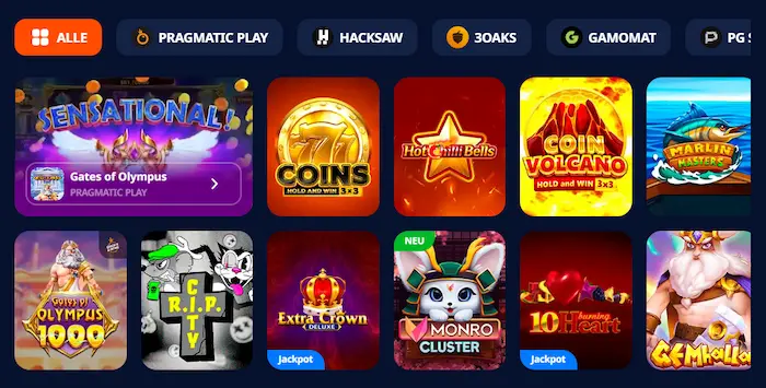 Monro Casino spiele